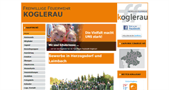 Desktop Screenshot of feuerwehr.koglerau.at