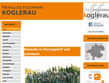 Tablet Screenshot of feuerwehr.koglerau.at